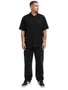 Camisa Polo Masculina Quiksilver Pyquet Manga Curta Estampada - Preto