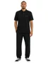 Camisa Polo Masculina Rip Curl Basic Brand Blade Manga Curta Estampada - Preto