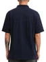 Camisa Polo Masculina Rusty Essencial Manga Curta Estampada - Marinho