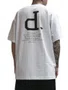 Camiseta Big Masculina Diamond Polo Manga Curta Estampada - Branco