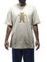 Camiseta Big Masculina Grizzly Og Bear Manga Curta Estampada - Areia