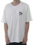 Camiseta Big Masculina Grow Logo Manga Curta Estampada - Branco