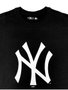 Camiseta Big Masculina New Era Logo New York Yankees Manga Curta Estampada - Preto