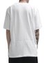 Camiseta Big Masculina Rusty Color Box Manga Curta Estampada - Branco
