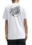 Camiseta Big Masculina Santa Cruz Opus Dot SS Manga Curta Estampada - Branco