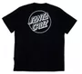Camiseta Big Masculina Santa Cruz Opus Dot SS Manga Curta Estampada - Preto