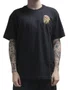 Camiseta Blunt Scorpion Flower B Manga Curta Estampada - Preto