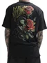 Camiseta Blunt Scorpion Flower B Manga Curta Estampada - Preto
