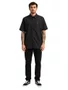 Camiseta De Botâo Masculina Wats Xadrez Manga Curta Estampada - Multicores