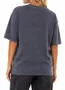 Camiseta Feminina Hurley Surf Manga Curta Estampada - Roxo