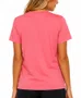 Camiseta Feminina New Balance Essentials Manga Curta Estampada - Rosa