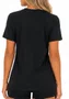Camiseta Feminina Nike Essential Manga Curta Estampada - Preto