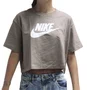 Camiseta Feminina Nike NSW Manga Curta Estampada - Marrom