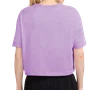 Camiseta Feminina Nike Sportswear cropped Essential algodão macio - Vinho