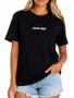 Camiseta Feminina Santa Cruz Classic Manga Curta Estampada - Preto