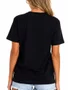 Camiseta Feminina Santa Cruz Classic Manga Curta Estampada - Preto