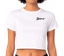 Camiseta Feminina Vans Classic Baby Tee Manga Curta Estampada - Branco