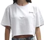Camiseta Feminina Vans Classic Script Manga Curta Estampada - Branco