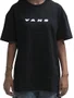 Camiseta Feminina Vans Retro Manga Curta Estampada - Preto