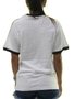 Camiseta Feminino Adidas 3 Stripes Manga Curta - Branco/Preto
