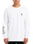Camiseta Grizzly Mini Bear Script Manga Longa - Branco