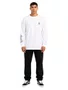 Camiseta Grizzly Mini Bear Script Manga Longa - Branco