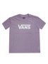 Camiseta Infantil Feminina Vans Flying V Crew Manga Curta Estampada - Roxo