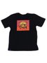Camiseta Infantil Freesurf California Manga Curta Estampada - Preto