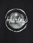 Camiseta Infantil Hurley Liquid Manga Curta Estampada - Preto