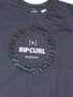Camiseta Infantil Rip Curl Circle Manga Curta Estampada - Marinho