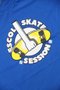 Camiseta Infantil Session Escolinha de SKT Manga Curta Estampada - Azul