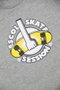 Camiseta Infantil Session Escolinha de SKT Manga Curta Estampada - Cinza Mesclado