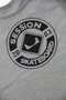 Camiseta Infantil Session Logo Chest SKT 2003 Manga Curta Estampada - Cinza Mesclado