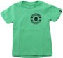 Camiseta Infantil Session Logo Chest SKT 2003 Manga Curta Estampada - Verde Claro