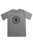 Camiseta Infantil Session Skate 2003 Manga Curta Estampada - Cinza/Mescla