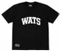 Camiseta Infantil Wats Colegial Manga Curta Estampada - Preto