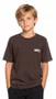 Camiseta Infantil Wats Logo Botom Manga Curta Estampada - Marrom