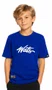 Camiseta Infantil Wats Tag Manga Curta Estampada - Azul