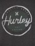 Camiseta Juvenil Hurley Liquid Manga Curta Estampada - Preto Mesclado