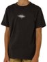 Camiseta Juvenil Rip Curl Raw Energy Skull - Preto