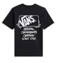 Camiseta Juvenil Vans Framework SS Manga Curta Estampada - Preto