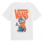 Camiseta Juvenil Vans Lil Reggie Mischeif SS Manga Curta Estampada - Branco