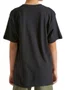 Camiseta Juvenil Volcom Silk MC Iconic Manga Curta Estampada - Preto