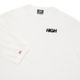 Camiseta Manga Longa Masculina High Synth - Branco