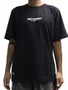 Camiseta Mascuina Wats Original Manga Curta Estampada - Preto