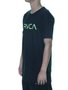 Camiseta Masculin RVCA Big Rvca Manga Curta - Preto
