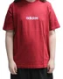 Camiseta Masculina Adidas Cami Logo Linear Manga Curta Estampada - Vermelho