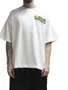 Camiseta Masculina Baw New Over X Smiley Manga Curta Estampada - Off White