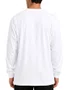 Camiseta Masculina Baw Overall Manga Longa Estampada - Branco