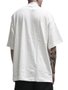 Camiseta Masculina Baw Oversized Basic Manga Curta Estampada - Off White